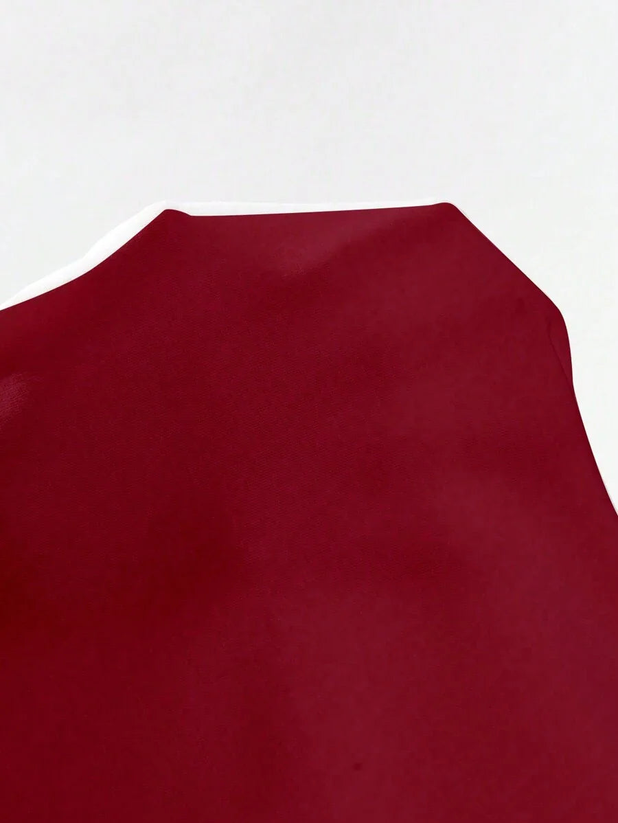 Blusa com Decote V Elegante