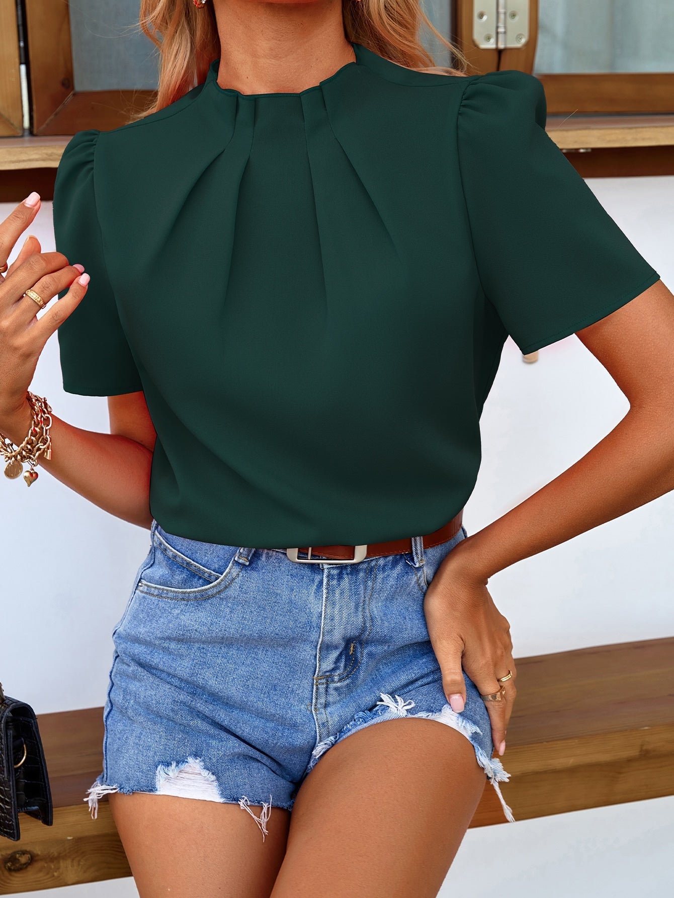 Blusa Dora Verde Escuro / P