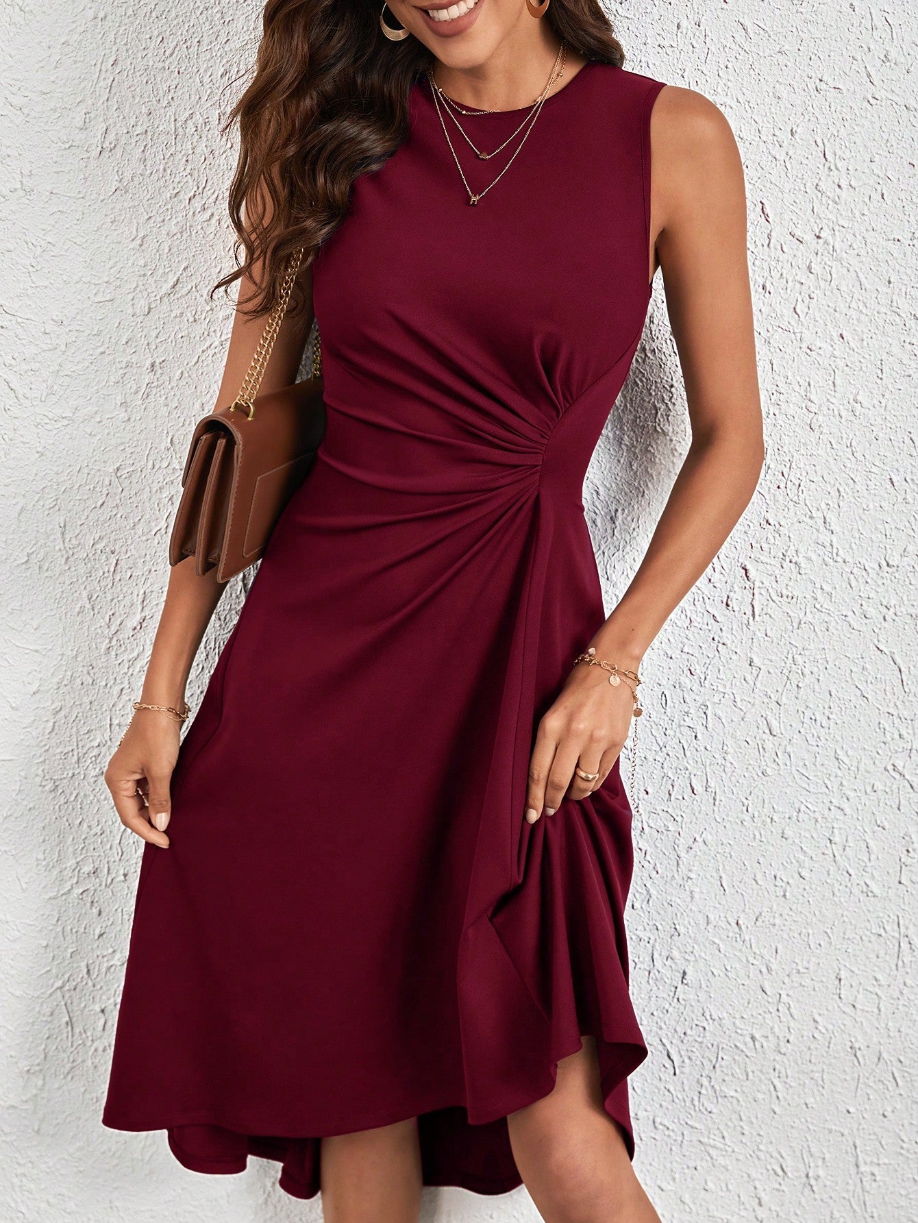 Vestido Rose Vinho / P (S)