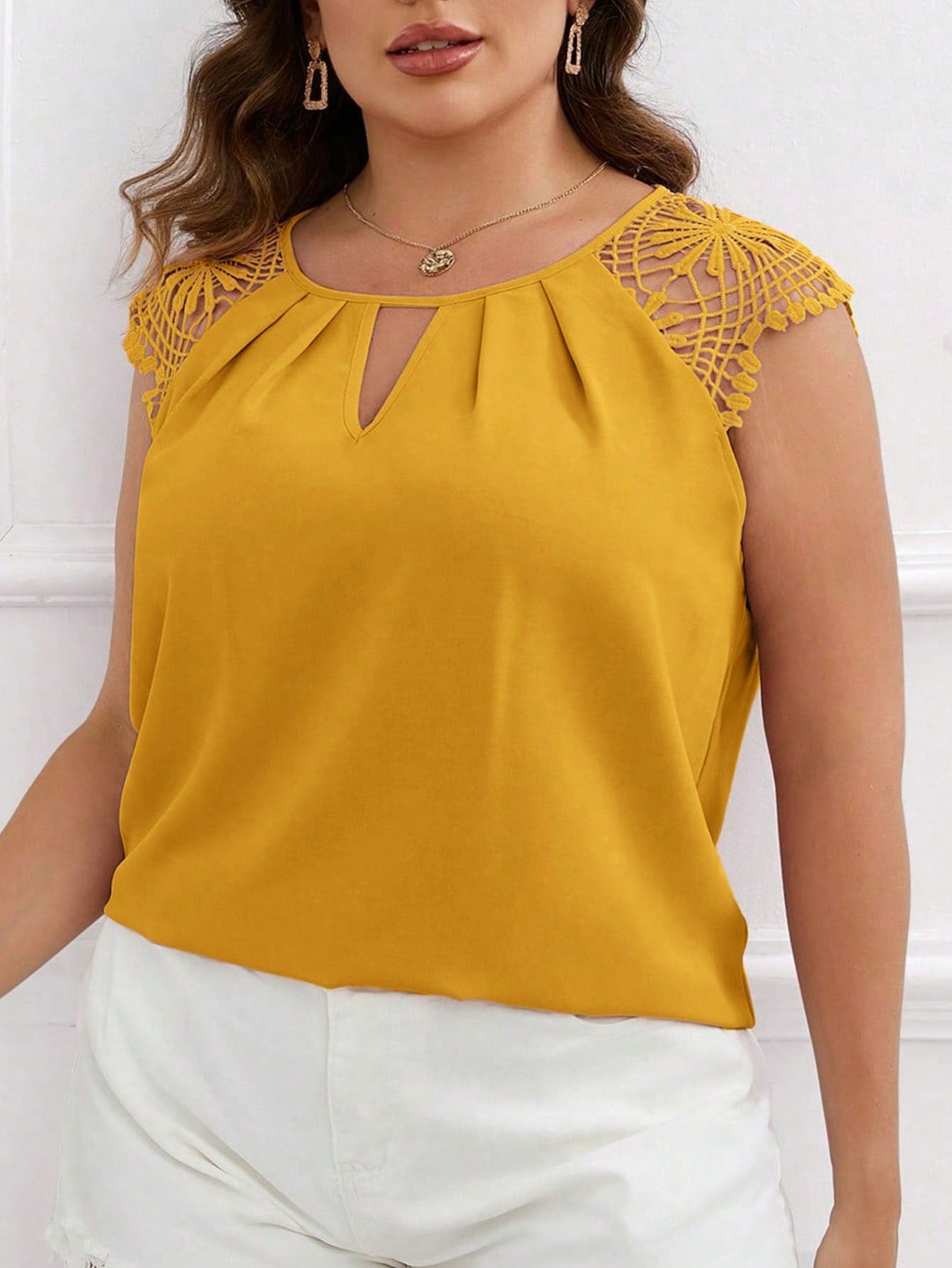 Blusa Maggie Nao Feito Amarelo / 0Xl