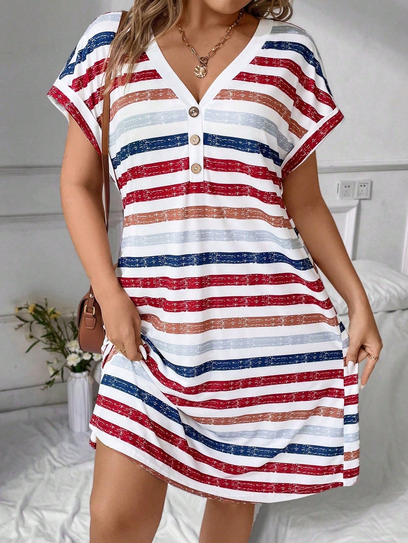 Vestido Slow Plus Size Multicolorido / 0Xl