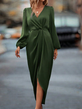 Vestido Cetim Legacy Verde Militar / Pp (Xs)