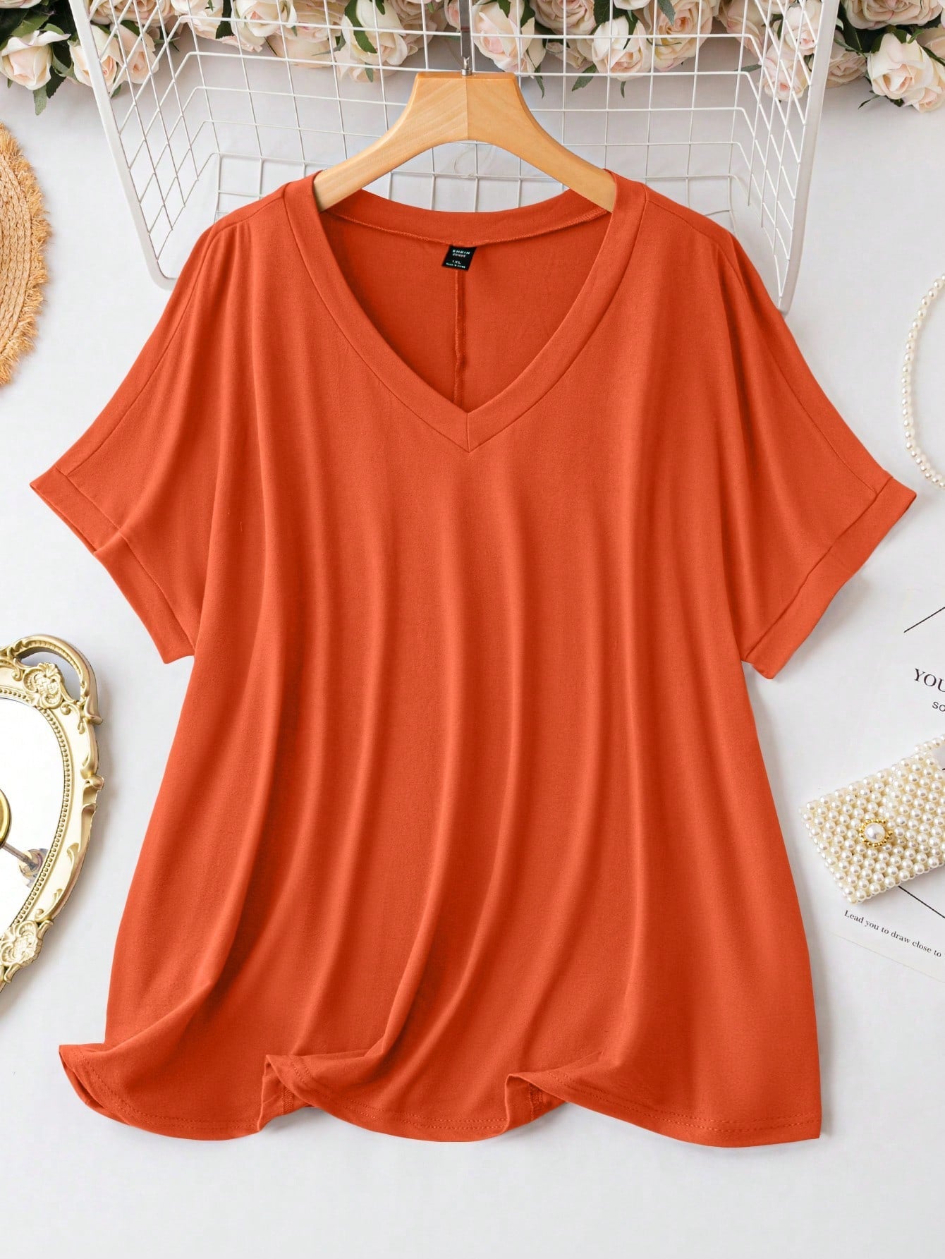 Blusa Sindy Nao Feito Laranja / 0Xl