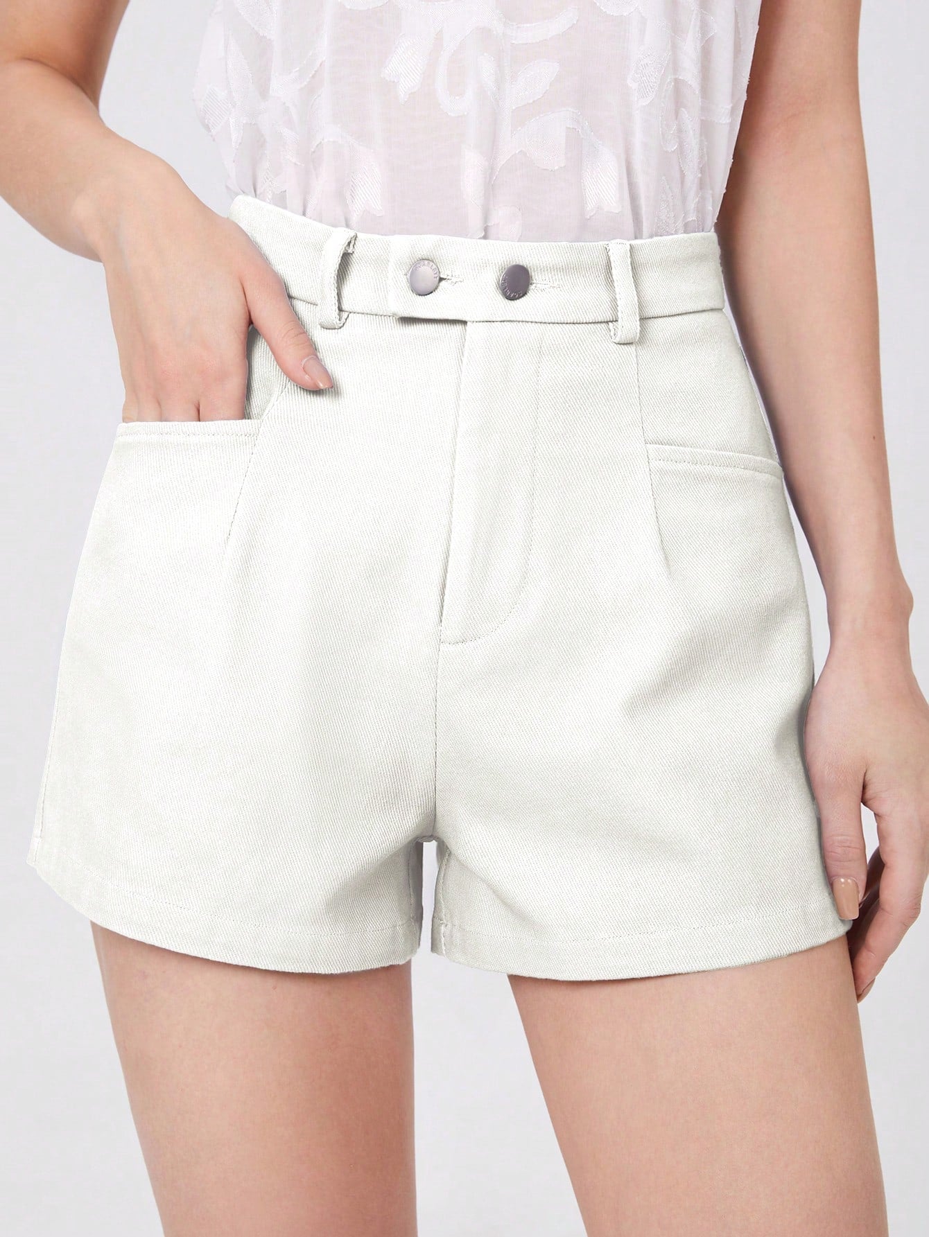 Short Analu Branco / Pp (Xs)