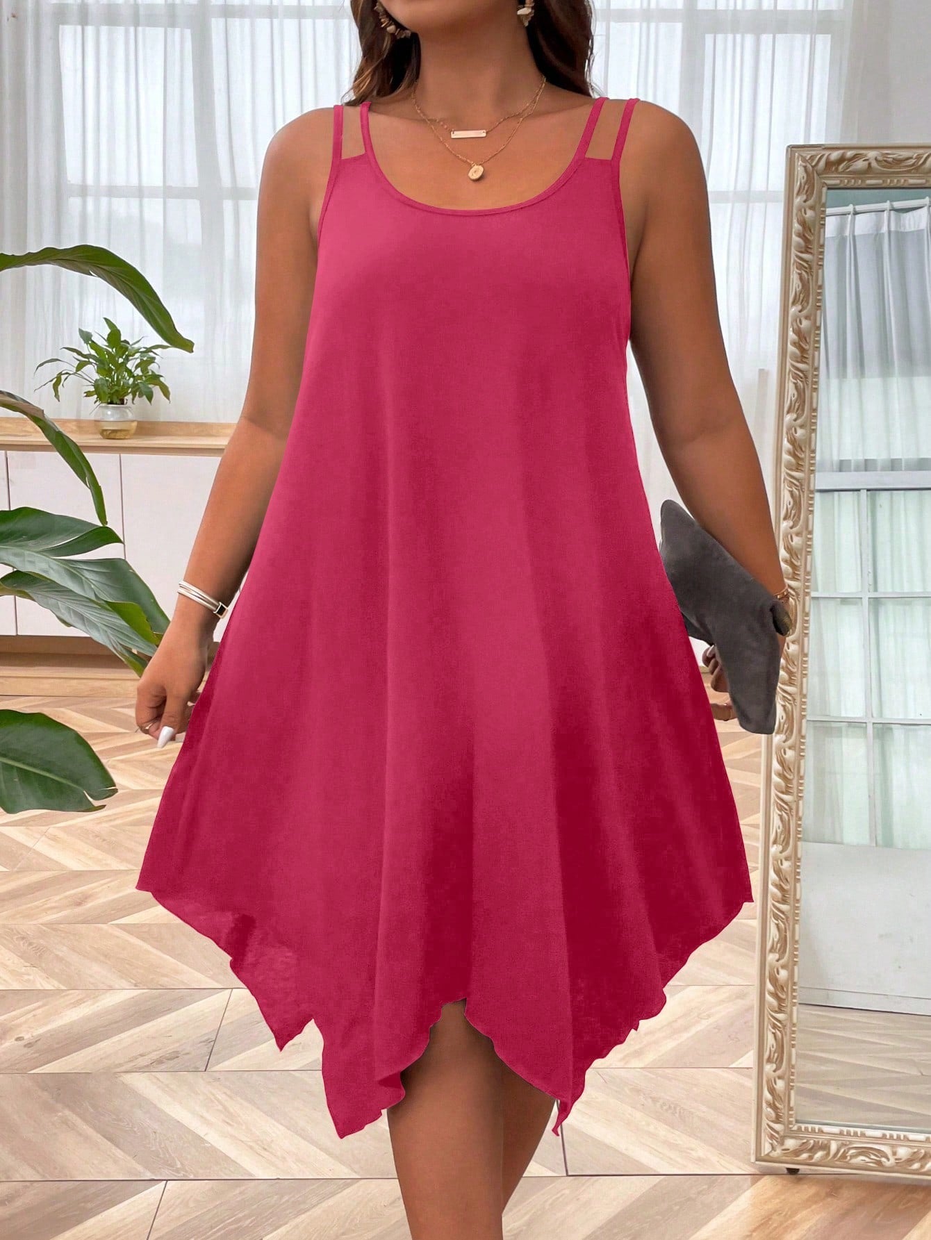 Vestido Once Plus Size Pink / 0Xl