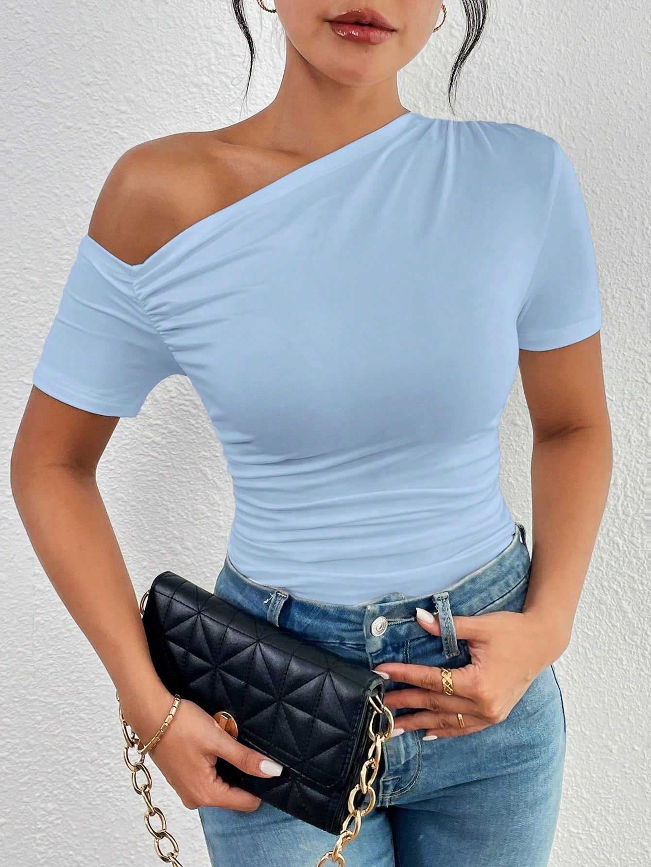 Blusa Raphaella Azul Bebê / Pp