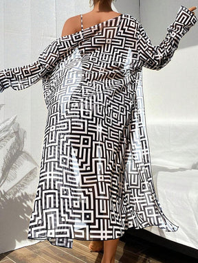 Conjunto Praia Mykonos - 3 Peças