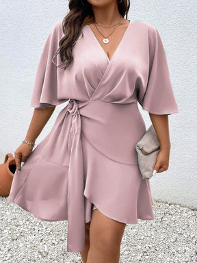 Vestido Lume Plus Size Rosa Chiclete / 0Xl