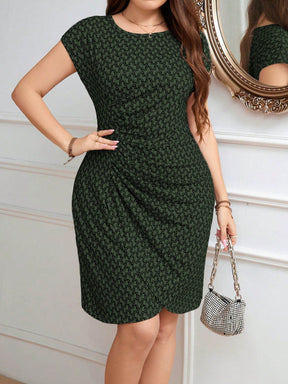 Vestido Anivia Plus Size Verde Militar / 0Xl