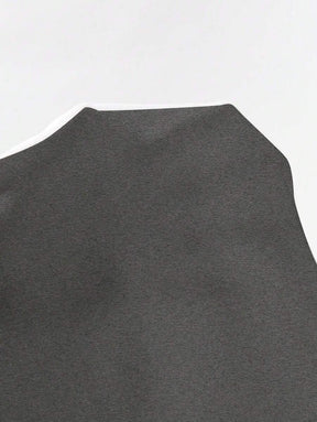 Blusa com Decote V Elegante