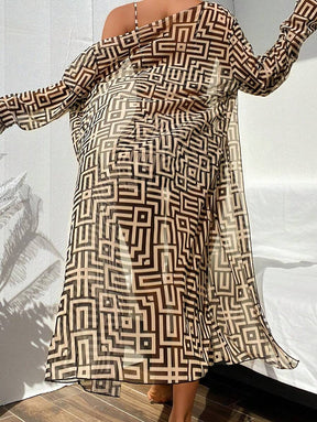 Conjunto Praia Mykonos - 3 Peças