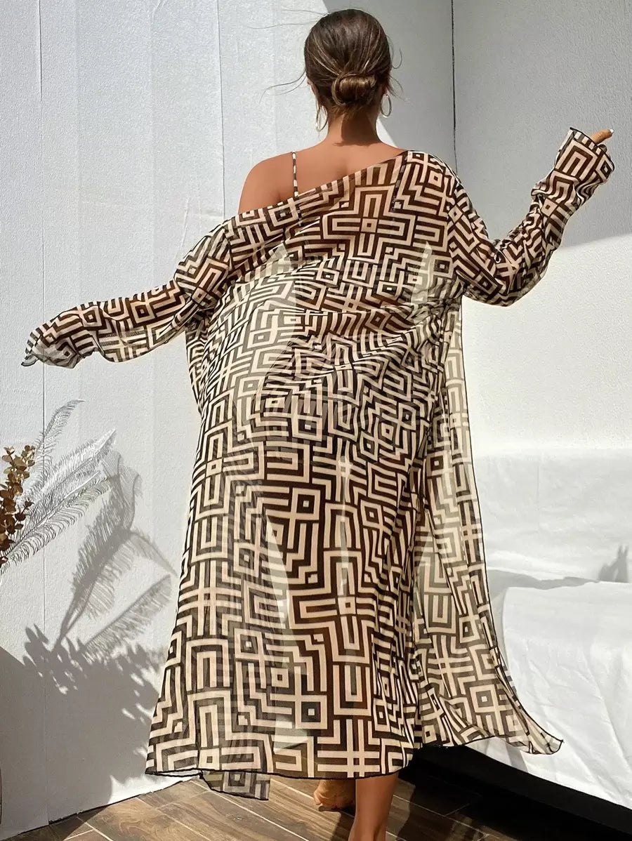 Conjunto Praia Mykonos - 3 Peças