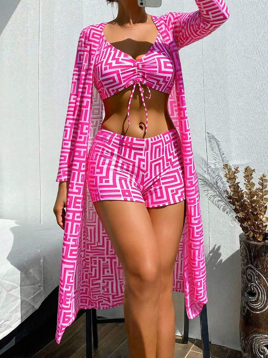 Conjunto Praia Mykonos - 3 Peças